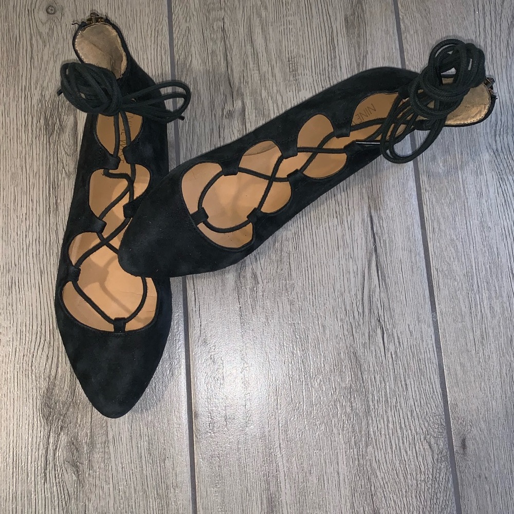 Nine West lace-up flats